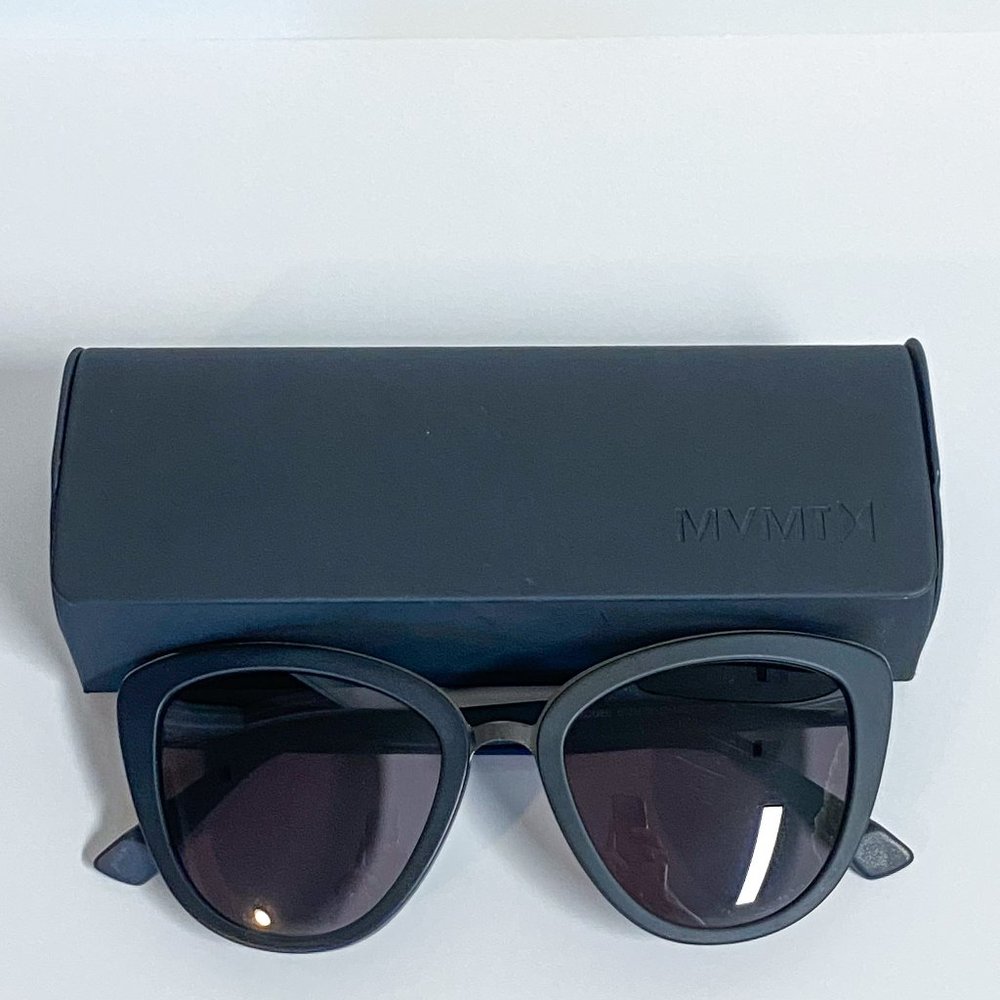 MVMT Black Cat Eye Sunglasses (Marquee Style)